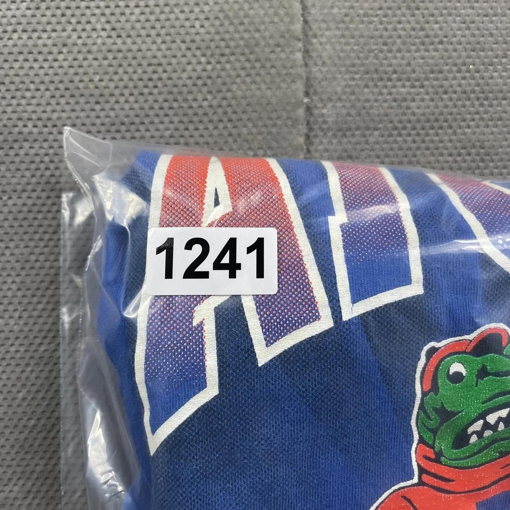 Vintage Florida Gators Shirt Mens Large NCAA Mascot Double Stitched‎ 90s Blue